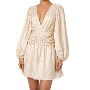 Jen Rossi Ivory Floral Mini Dress Size XL